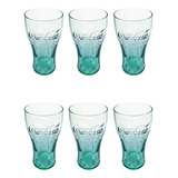 Copo Contour Coca Cola 470ml 6 Unidades - Nadir Cor Verde 705007