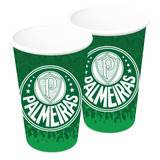 Copo De Papel 300ml Time Palmeiras - 8 Unidades - Festcolor