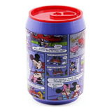 Copo Estilo Lata Gibi Mickey Minnie 350ml - Disney Cor Azul