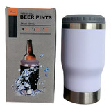 Copo Porta Cerveja Garrafa Térmica Latinha De Aço 420ml D
