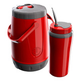 Copo Térmico 650ml + Jarra Pavia 2,5 Litros Tereré Unitermi