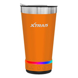 Copo Térmico Bluetooth E Rgb Com Caixa De Som Original Xtrad