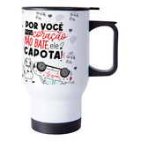 Copo Térmico Casais Amor Flork Inox 475ml