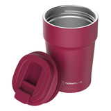 Copo Térmico Inox Uniq Rosa Cyber 380ml Não Vaza Termolar Lisa