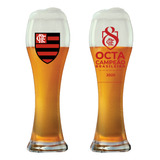 Copo Weiss P/ Cerveja Flamengo Octa Campeão Brasileiro 650ml