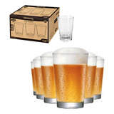 Copos De Vidro Para Cerveja Chop 300 Ml Caldereta 06 Peças