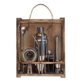Coqueteleira Profissional Aço Inox Kit Barman Com Suporte