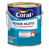 Coral Tinta Acrílica Cor Branco Acabamento Fosca 3,6 Litros