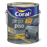 Coral Tinta Piso Alta Resistencia 3,6lt Cor Cinza Escuro