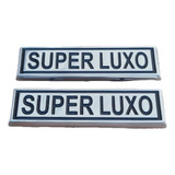  Corcel / Maverick, Emblema Plaqueta Super Luxo ( Par ) 