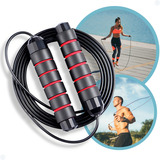 Corda De Pular Cross Speed Rope Rolamento Profissional Fit