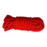 Corda Shibari Rope Para Bondage 100% Algodão 5mt Vermelho