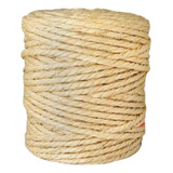 Corda Sisal 6mm Rolo 134 Metros Arranhador Gato Artesanato