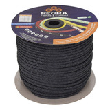 Corda Trançada 12mm 105m Preta Regra