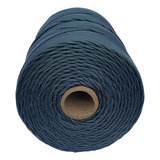 Corda Trançada 3,0mm (seda) Cordaville - Rolo Com 207 Metros Cor Azul Acinzentado