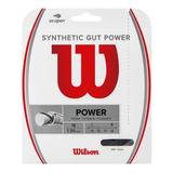 Corda Wilson Synthetic Gut Power 16l 1.30mm Preta Set Indivi