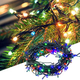 Cordão Pisca Pisca 30m 300 Led P/ Árvore Natal Luz Decoração Cor Das Luzes Colorido 220v