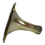 Corneta Curto Metalizado Ouro