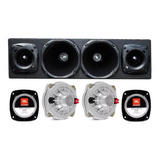 Corneteira Com 2 Drivers D250-x + 2 Tweeters St200 400wrms