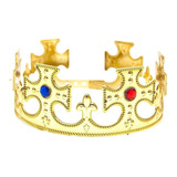 Coroa Rei Dourada Regulável - Cor Dourado
