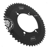 Coroa Speed Tiagra 4700 52t 53t 54t Bcd 110mm 10v 2x10 Preto