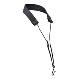 Correia Para Sax Tenor Baritono Bambú Acolchoada Preto Catp