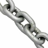 Corrente Calibrada Aço 1050 Galvanizado A Fogo 8mm 3 M