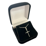 Corrente Colar Prata925 Original Com Cruz Crucifixo Feminina