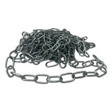 Corrente De Aço Elo Soldada 3 Mm Galvanizada 5 Mts