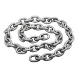 Corrente De Aço Galvanizado Calibrada 12mm X 1 Metro