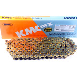 Corrente Kmc 520 Dx Gold 120l Motocross Dourada S. Retentor