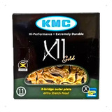 Corrente Kmc X-11 Dourado 11v 1/2x11/128 118l