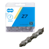 Corrente Kmc Z7 116 Elos 7v 14v 21v Speed Mtb Megarange 3x7v