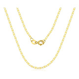 Corrente Masculina Piastrine Maciça Em Ouro 18k-750 Cor Amarelo
