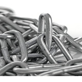 Corrente Soldada 3mm Em Aço Galvanizado Cadeado 15mt