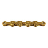 Corrente X-9 Ti-n Dourado 116l Para 9 Velocidades