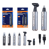 Cortador Aparador De Pelos Cabelo Nariz Orelhas Barba Bigode Cor Cinza 110v/220v