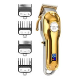 Cortador De Cabelo Kemei Km-1986 Dourado 100v/240v