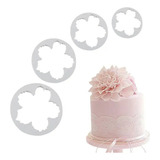 Cortador De Flor Peônia 4 Tamanhos Decorar Bolo Confeitaria