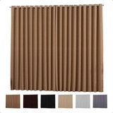 Cortina Blecaute Blackout Em Tecido Grosso 2,80x2,30 Corta Luz Para Quarto E Sala