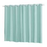 Cortina Oxford De Janela 2,00x1,50 Altura Cor Tiffany