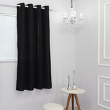 Cortina Oxford Quarto Ou Sala 1,50 X 1,80 Várias Cores Cor Preto