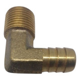 Cotovelo Latão Rosca Macho 3/8 X 3/8 Escama Para Mangueira