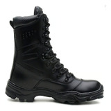 Coturno Tático Militar Fusion Special Extra Leve 100% Couro 