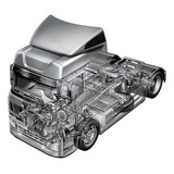 Coxim Dianteiro Motor Mercedes Actros 2546 6x2 / 2646 6x4 /