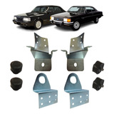Coxins + Suportes Radiador Opala E Caravan 80/92 Completo
