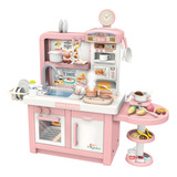 Cozinha Bancada De Brinquedo Completa Master Cook Com Som Luz E Fumaça Replay Kids
