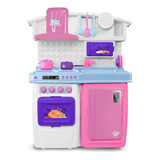 Cozinha Big Kitchen Pink - 5557 - Roma Brinquedos