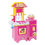 Cozinha Infantil Magic Toys Turma Da Monica C/ Geladeira Cor Rosa