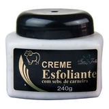 Creme Esfoliante Com Sebo De Carneiro San Jully 240g